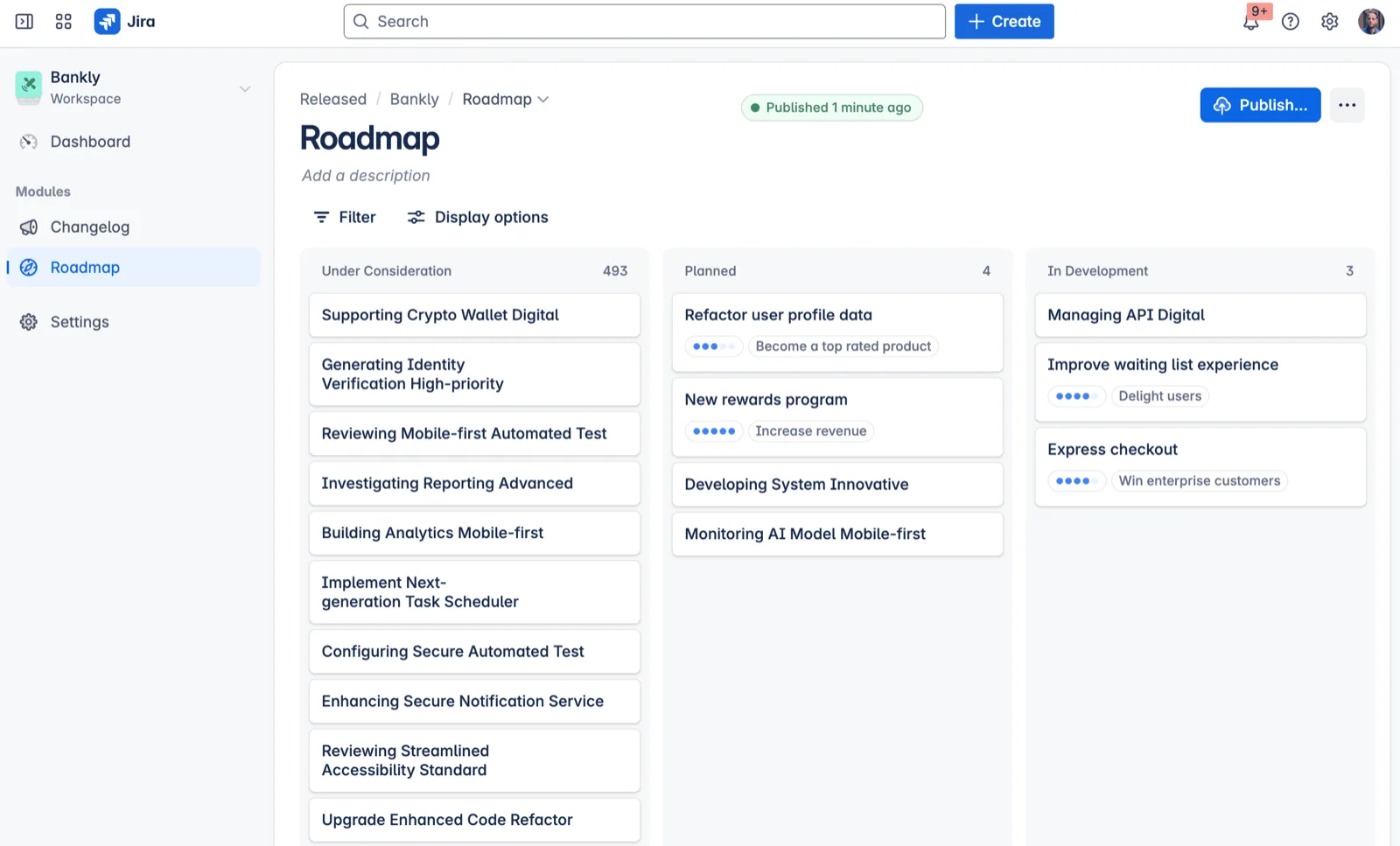 Productboard stakeholder view