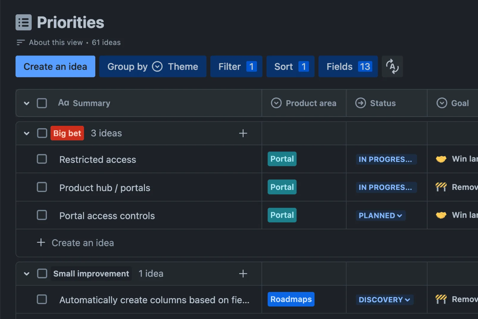Jira Product Discovery planning
